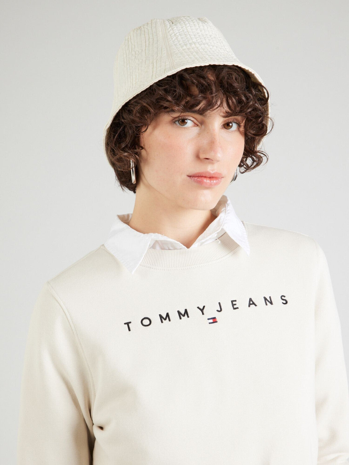 Tommy Hilfiger Felpa Donna – Cotone Biologico, Taglia XL