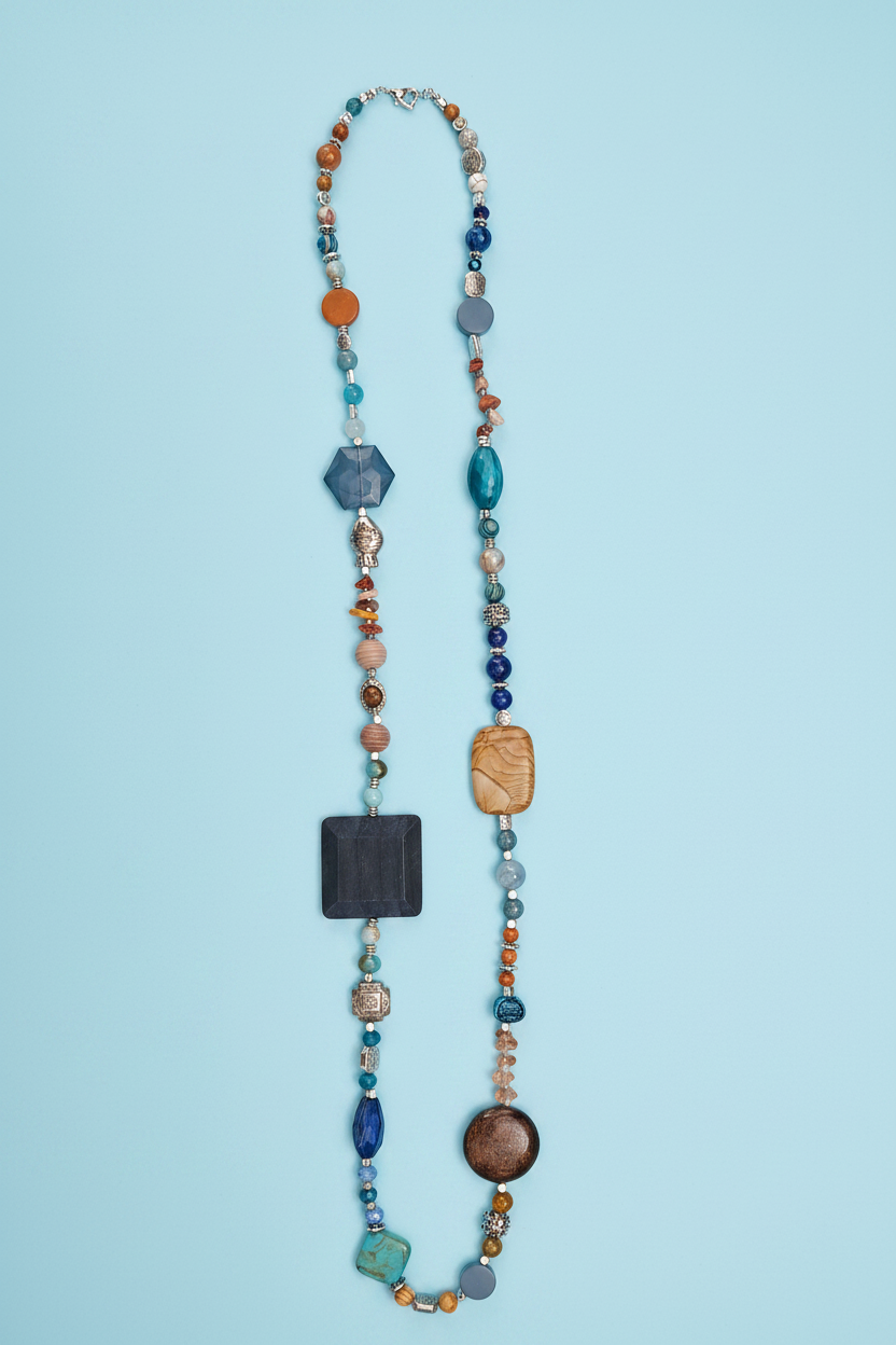 Tredi Bijoux - Collana Sfondo Azzurro